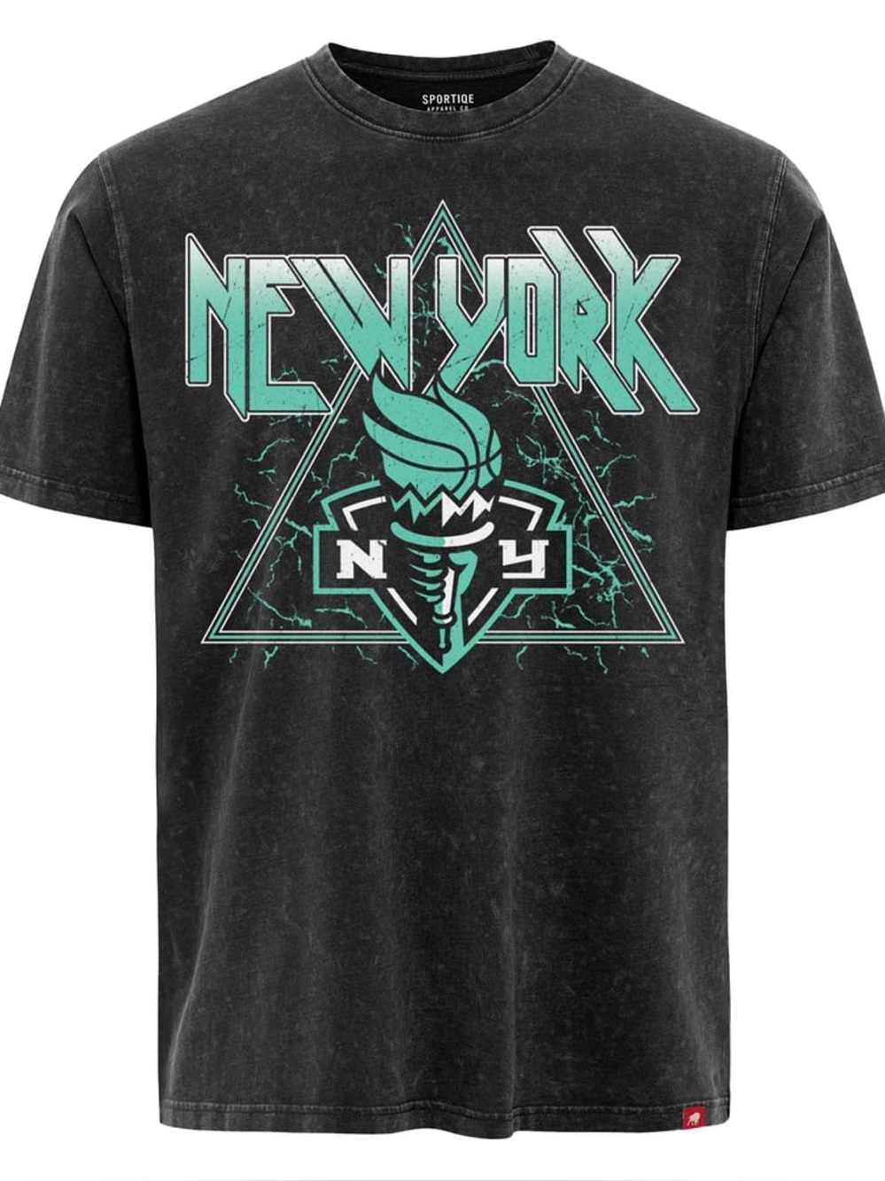 NWOT New York Liberty Rock & Roll Collection Angus Mineral Wash Premium T-Shirt
